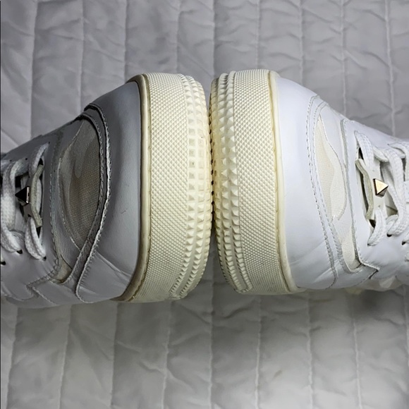 Valentino Garavani padded collar hi top sneakers - Picture 6 of 11